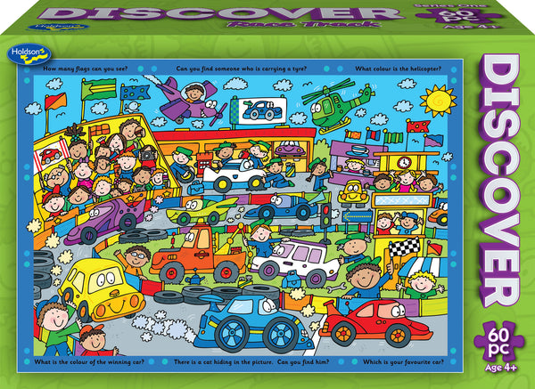 (60pc　Series:　Discover　Track　Race　Jigsaw)