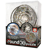 Educa: Charles Fazzino Round - 3D Puzzle Board Game