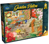 Garden Visitors: Squirrels on the Patio - Puzzle (1000pc Jigsaw) Board Game