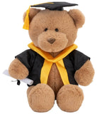 With Heart: Graduation Bear Large With Scroll - 24cm Plush Toy