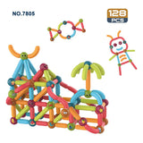Magic Magnet Park - Puzzle Magnetic Stick Building Blocks - 128PCS