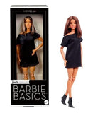 Barbie Basics Collectible Doll, Model 01 With Brunette Hair in Black Dress & Pointed Booties