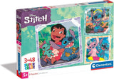 Clementoni: Stitch - Puzzles (3x48pc Jigsaws) Board Game