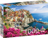 Enjoy Puzzle: Manarola, Cinque Terre Italy (1000pc Jigsaw) Board Game
