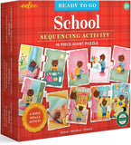 eeBoo: Ready to Go Puzzle - School Board Game