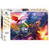 Hinkler: Mindbogglers - Gold Dragon Riders (500pc) Board Game