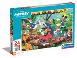 Clementoni: Disney Mickey and Friends - Maxi Puzzle (24pc Jigsaw) Board Game