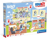 Edukit: Bluey - 4-in-1 (30, 48pc Jigsaw) Board Game