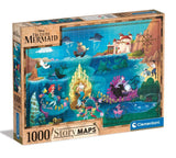 Story Maps: Disney's The Little Mermaid (1000pc Jigsaw) Board Game