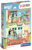 Clementoni: Bluey - Puzzles (2x20pc Jigsaws) Board Game