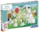 Clementoni: 101 Dalmatians maxi - Puzzle (24pc Jigsaw) Board Game