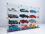 BrickFans Premium Display Case for 12 x Speed Champions Cars (4x3)