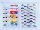 BrickFans Premium 1:64 Diecast Cars Display Case for 38 Cars & 6 Haulers