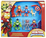 Iron Man & His Awesome Friends: Armored-Up Avengers 6-Pack - 3" Figures