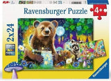 Ravensburger: Loving Woodland Friends Puzzle (2x24pc Jigsaw) Board Game