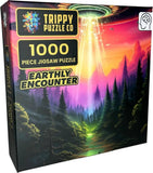Trippy Puzzles: Earthly Encounter Puzzle (1000pc Jigsaw) Board Game