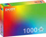Enjoy Puzzle: Colorful Rainbow Gradient (1000pc Jigsaw) Board Game