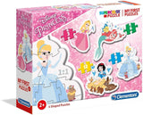 Clementoni: Disney Princess My First - Puzzles (3, 6, 9, 12pc Jigsaws) Board Game