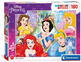 Clementoni Super Color: Disney Princess - Puzzle (180pc Jigsaw) Board Game