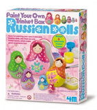 4M: Craft Paint Your Own Russian Doll Trinket Box