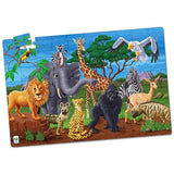 The Learning Journey: Puzzle Doubles Glow in the Dark Wildlife Board Game
