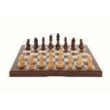 Dal Rossi Walnut Chess Set (38cm) Board Game