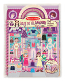 Melissa & Doug - Deluxe Puffy Sticker Album Day of Glamour