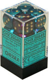Chessex: Gemini 5: Purple-Teal/Gold 12 Dice Set