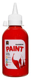 EC Colours - 250ml Rainbow Acrylic Paint - Brilliant Red
