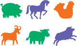 EC Colours - Farmyard Stencil Set - Pack of 6