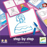 Djeco: Learn To Draw - Step By Step Josephine