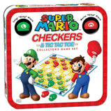 Super Mario Checkers & Tic Tac Toe Combo Board Game