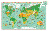 Djeco: 200pc Around The World Puzzle Board Game