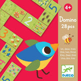 Djeco: 28pc Domino One Two Three Puzzle Game