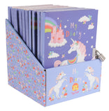 Tiger Tribe: Lockable Diary (Unicorn Rainbow)