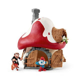 Schleich: Smurf House with two figures