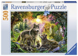 Ravensburger: Wolf Family in the Sunshine (500pc Jigsaw)