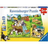 Cats and Dogs (3x49pc Jigsaws)