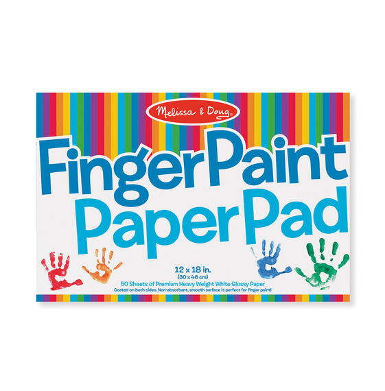 Melissa & Doug: Finger Paint Paper Pad - (30 x 46cm)