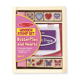 Melissa & Doug: Butterfly and Hearts Stamp Set