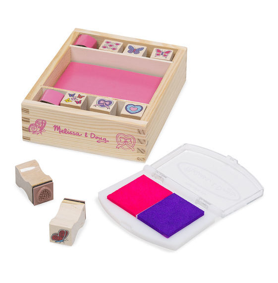Melissa & Doug: Butterfly and Hearts Stamp Set