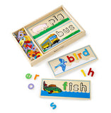 Melissa & Doug: Wooden See and Spell Puzzle