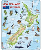 New Zealand Map (71pc Jigsaw)