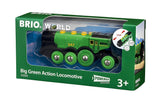 Brio: Big Green Locomotive - Action Train