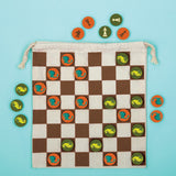 Mudpuppy: Mighty Dinosaurs Chess & Checkers