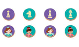 Mudpuppy: Enchanting Princess Chess & Checkers