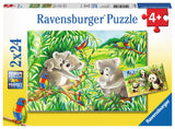 Ravensburger: Koalas & Pandas (2x24pc Jigsaws) Board Game