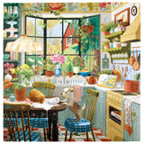 eeBoo: Springtime Kitchen - Square Puzzle (1000pc Jigsaw) Board Game