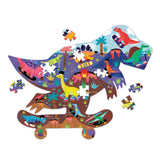 Mudpuppy: Jurassic Skatepark - Shaped Scene Puzzle (75pc Jigsaw) Board Game
