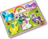 Melissa & Doug: Unicorn Chunky Puzzle